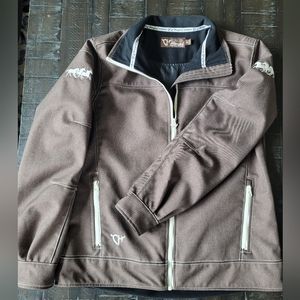 Cowgirl Hardware Tech Woodsman Women's Jacket. Sz M. Chocolate brown. Like new.